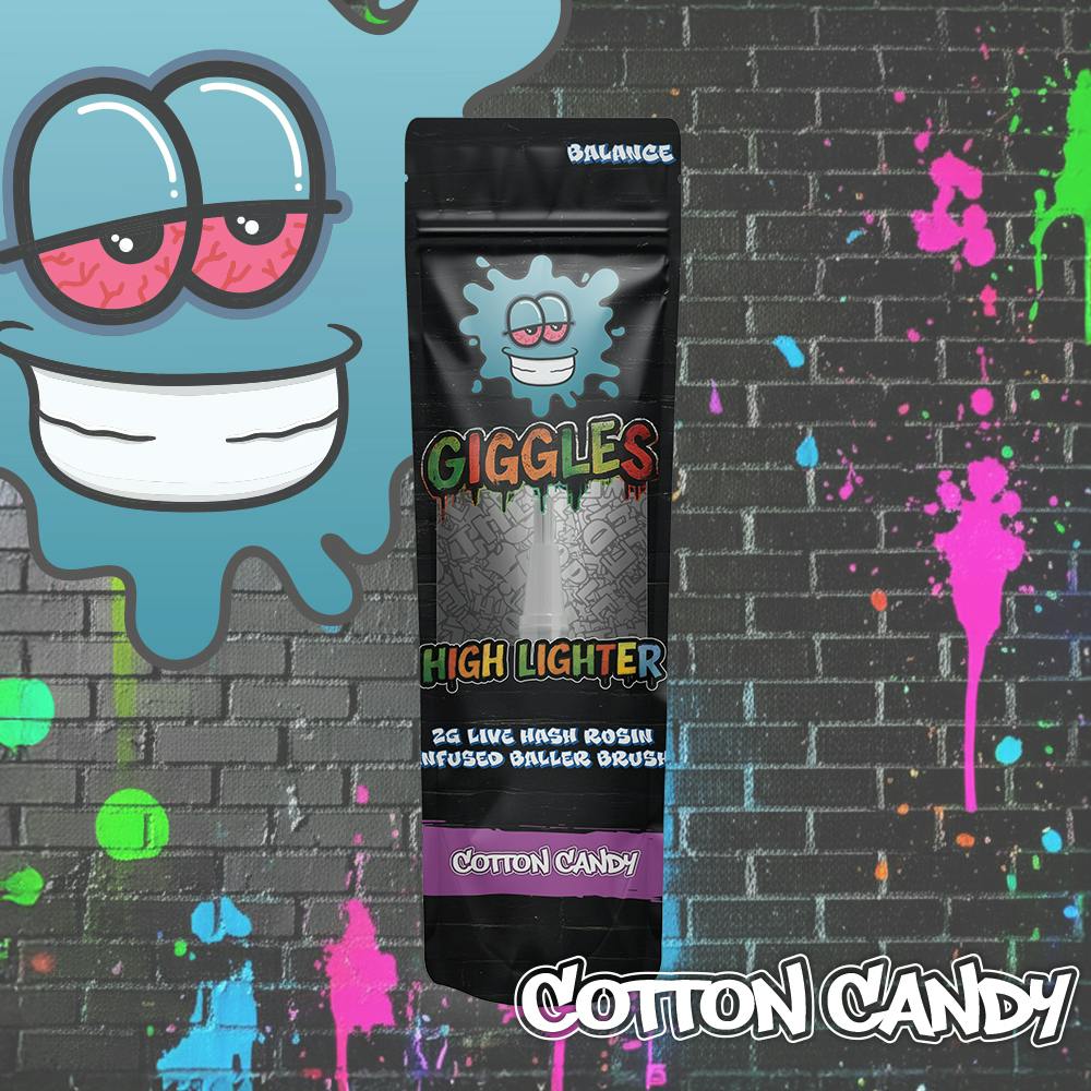 HighLighter - Hash Rosin Infused Brush 2g - Cotton Candy - Balance
