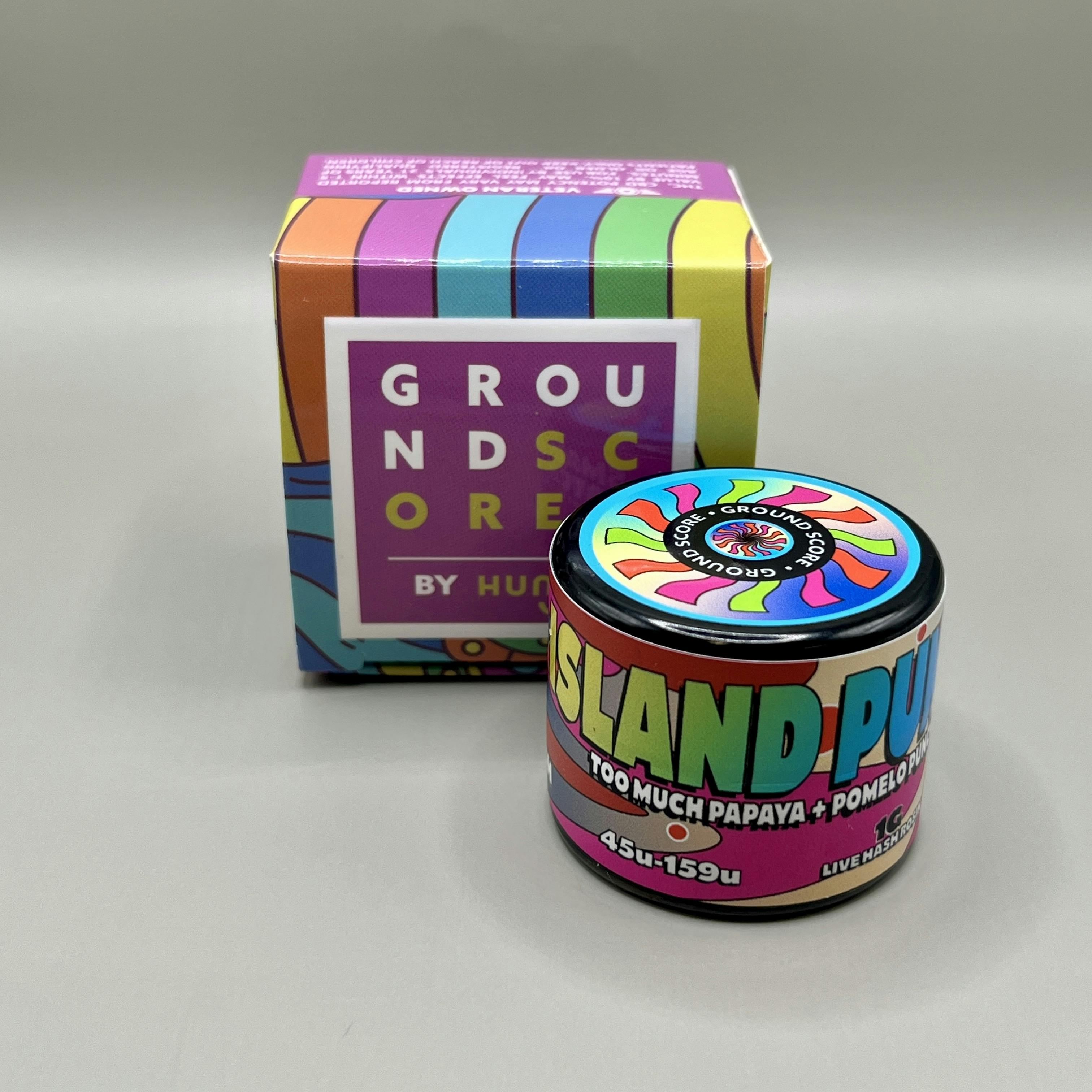 Ground Score - Hash Rosin 1g - Island Punch