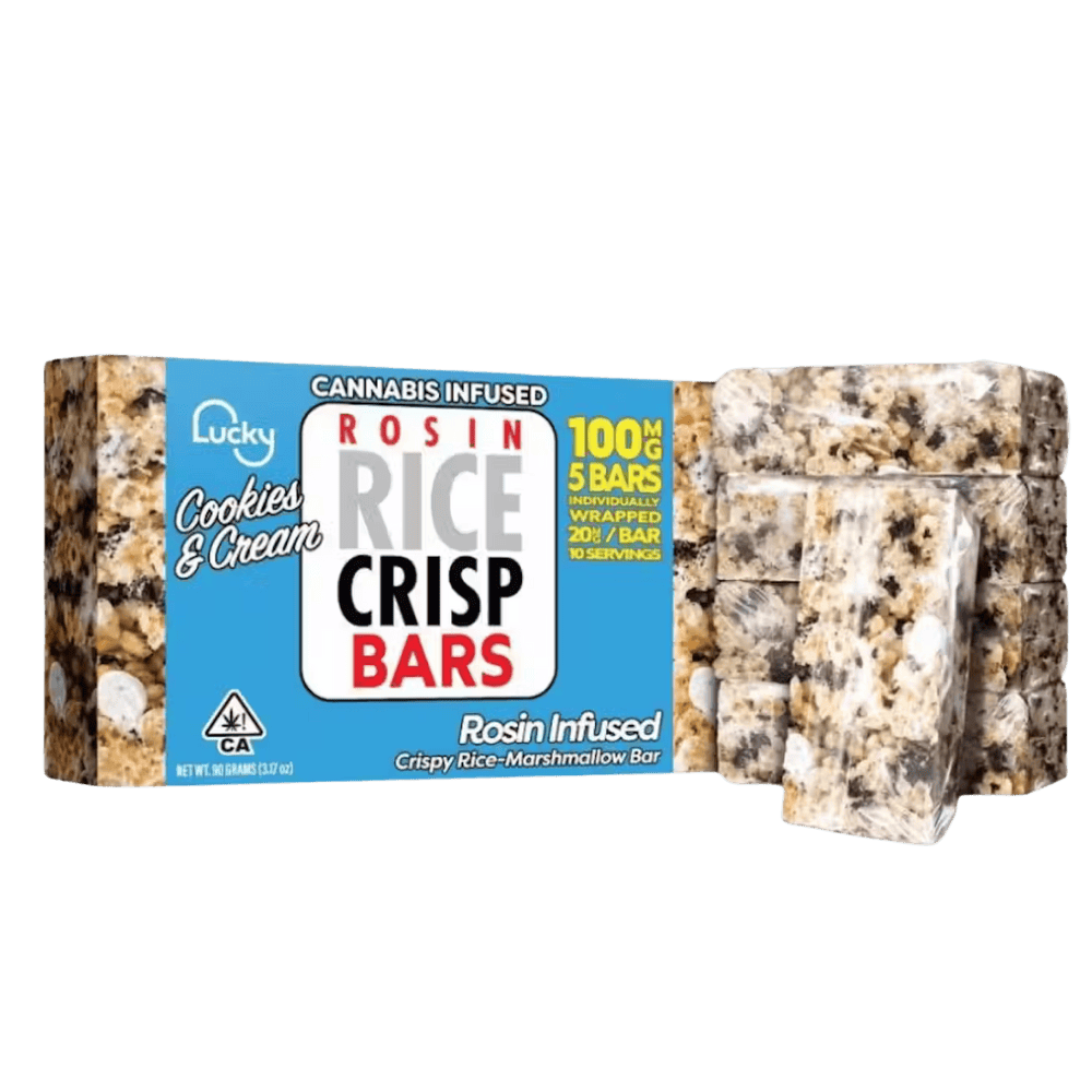 Lucky Crispy Rice Bars Cream