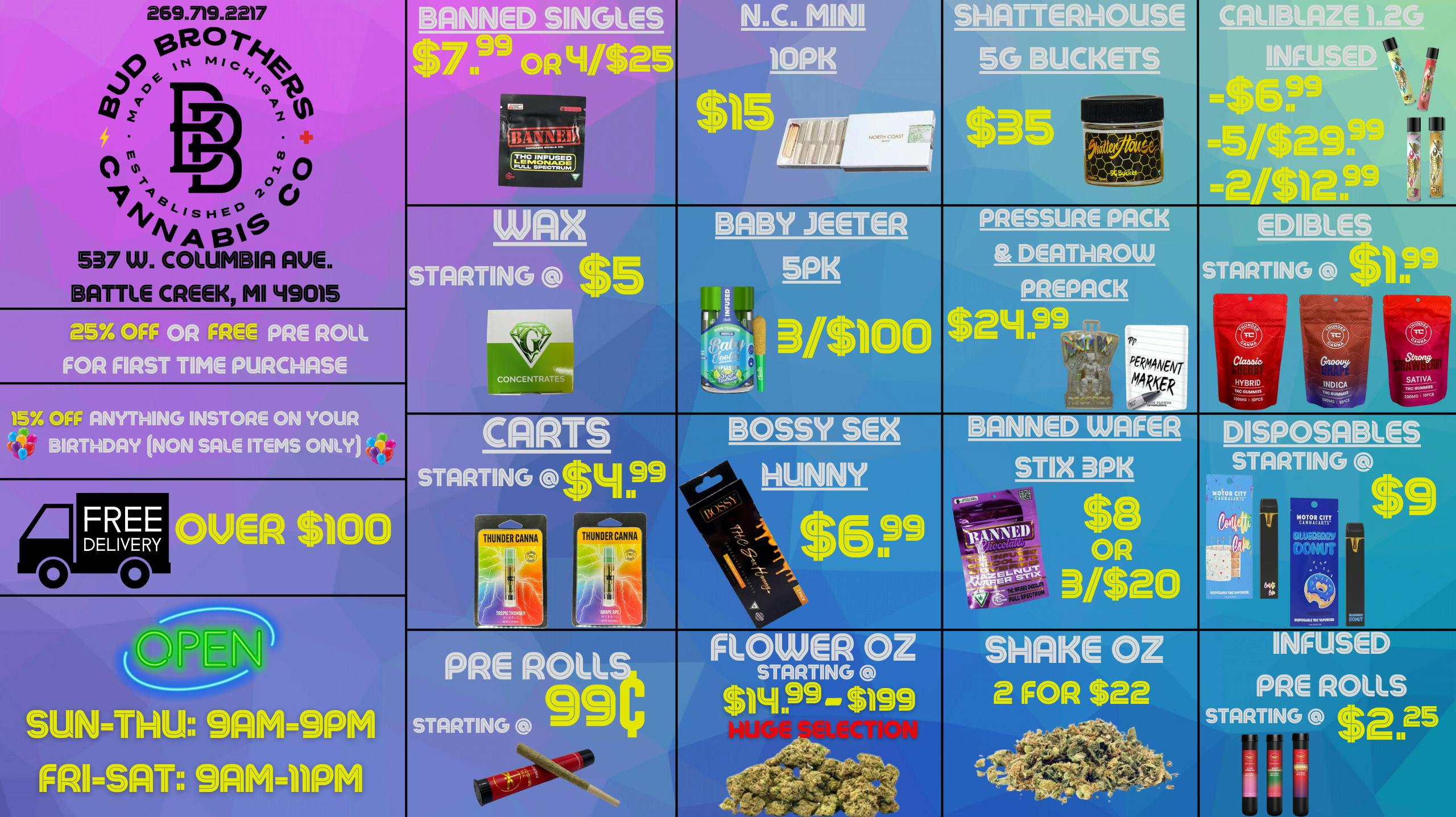 CLICK HERE ⬆ FOR THE BEST DEALS at Bud Brothers Cannabis Co Battle