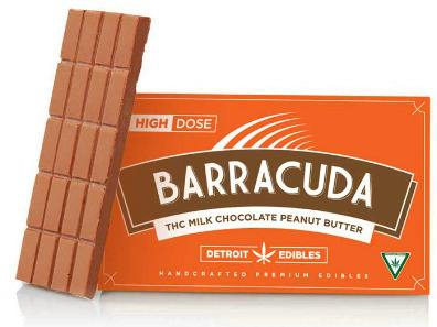 Barracuda Bar - Chocolate Bar - 200mg - Peanut Butter Milk Chocolate