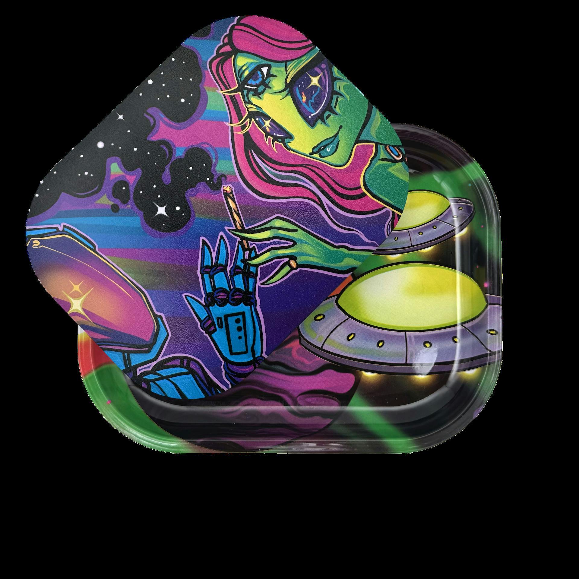 Zzz's - Space Lovers - Rolling Tray w/ Magnetic Cover