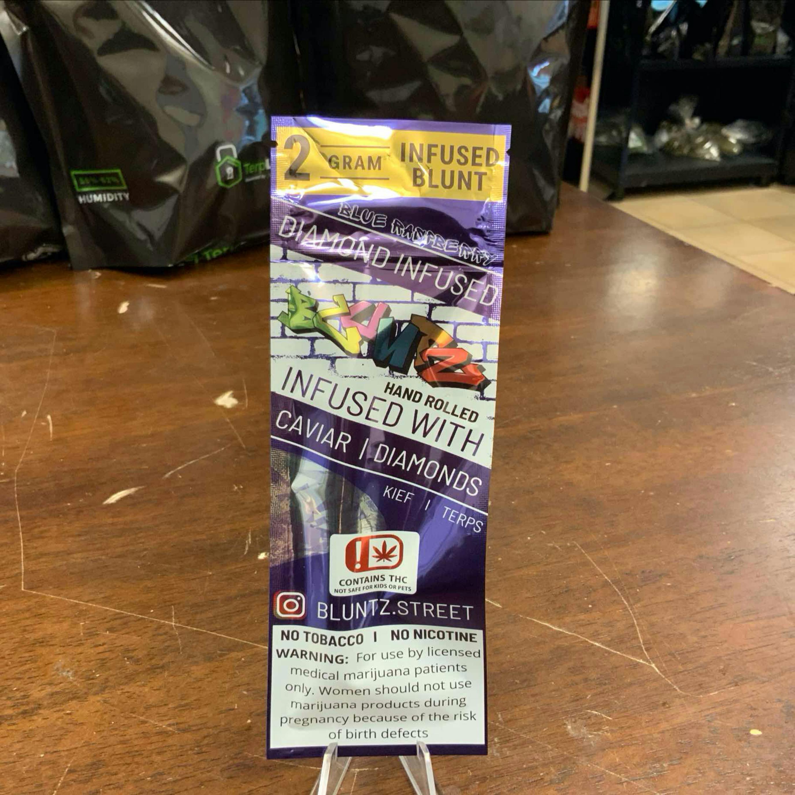 Rex's Remedies | Blue Raspberry | Infused Blunt | 2G by Rex's Remedies