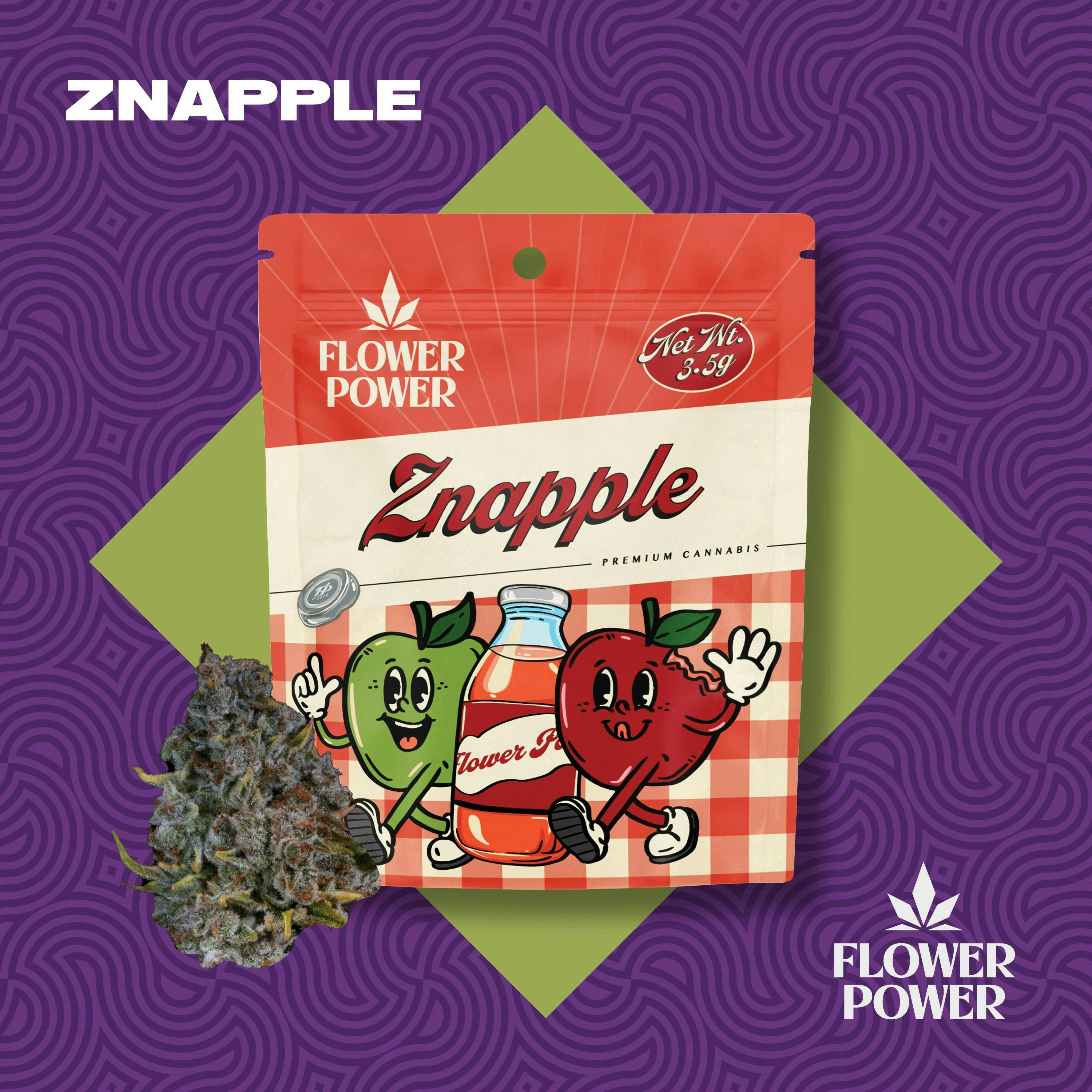 Flower Power - 3.5g Prepack - Znapple cannabis product