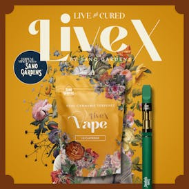 LiveX- GMO Kush Cake Live Resin Disposable