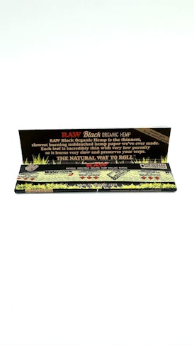 RAW - Black HEMP Organic Slim - King Papers