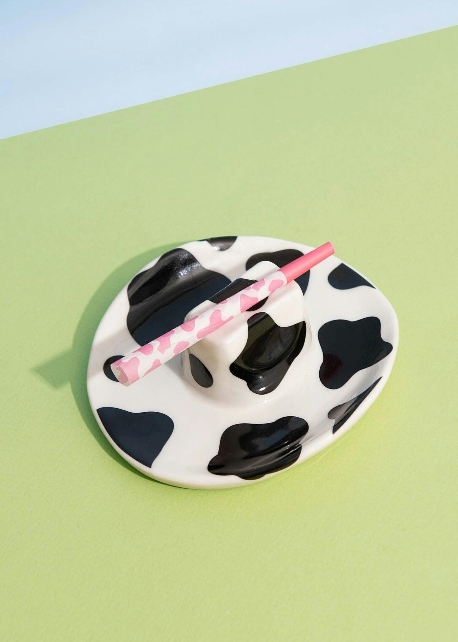 COWBOY HAT ASHTRAY COWPRINT