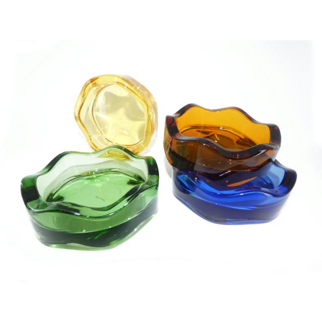 WAVY ASHTRAY LEMON
