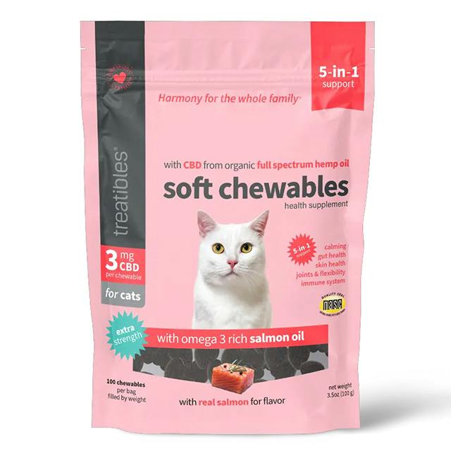 EXTRA STRENGTH SALMON SOFT CHEW CAT TREATS