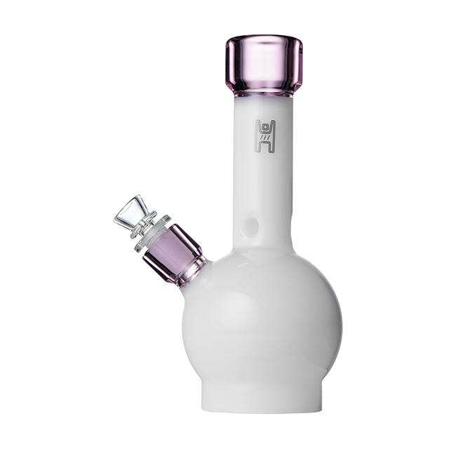 9" BALL BONG WHITE/PINK