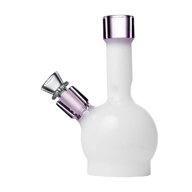 6" BALL BONG WHITE/PINK