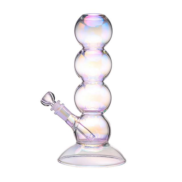 BUBBLE BONG 10" IRIDESCENT