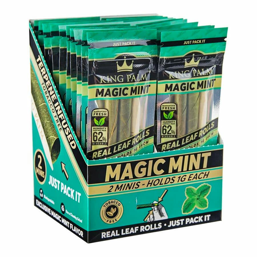 King Palm Mini Pre-Roll Pouch, 2 per pack - Magic Mint