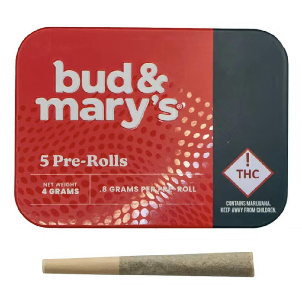Bud & Mary's Ripened Citrus Infused Joint Pack .8g, 5pk