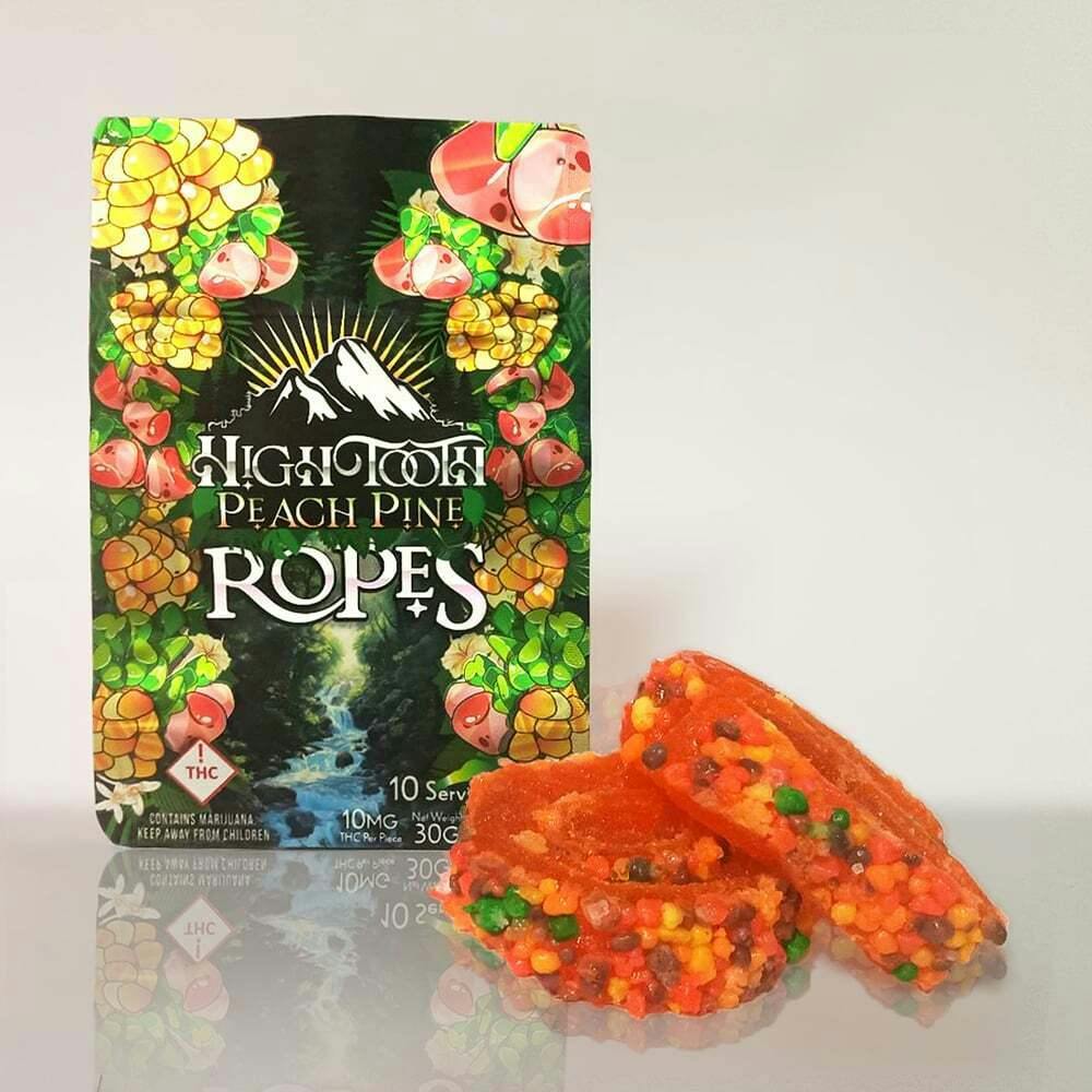 High Tooth Pineapple Peach Rope 100 mg