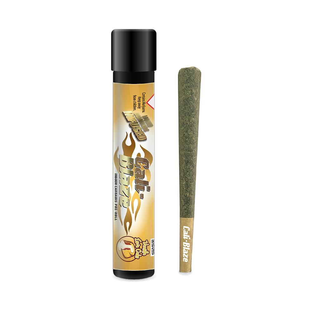 Cali Blaze Distillate Joint Vanilla Lava Cake Infused Joint 1.2 g