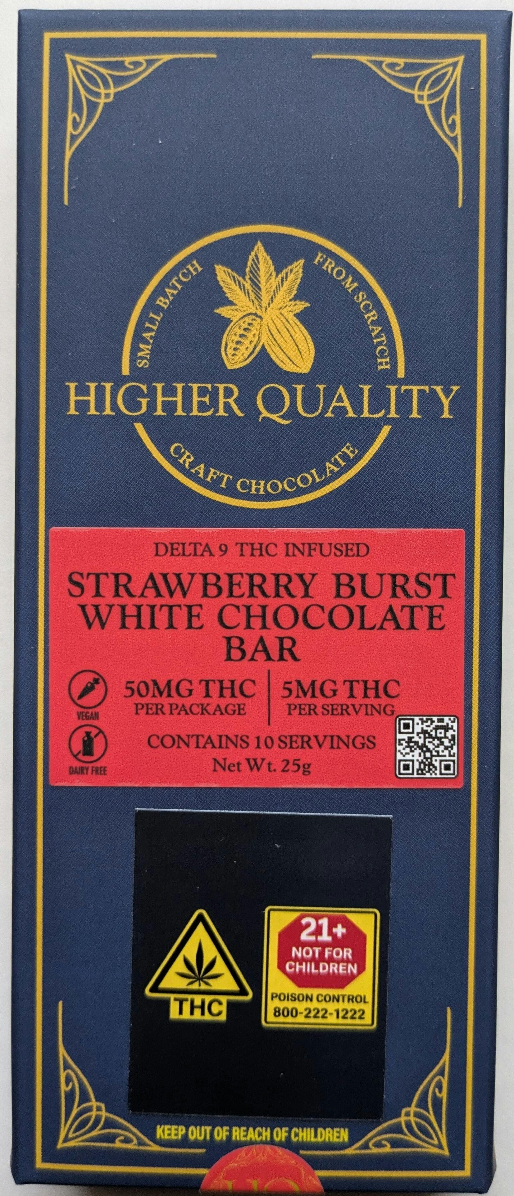 Higher Quality - Strawberry White Chocolate cannabis product