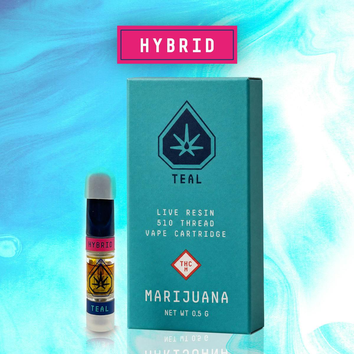 Teal: Live Resin Vape | Monkey Breath | Cartridge