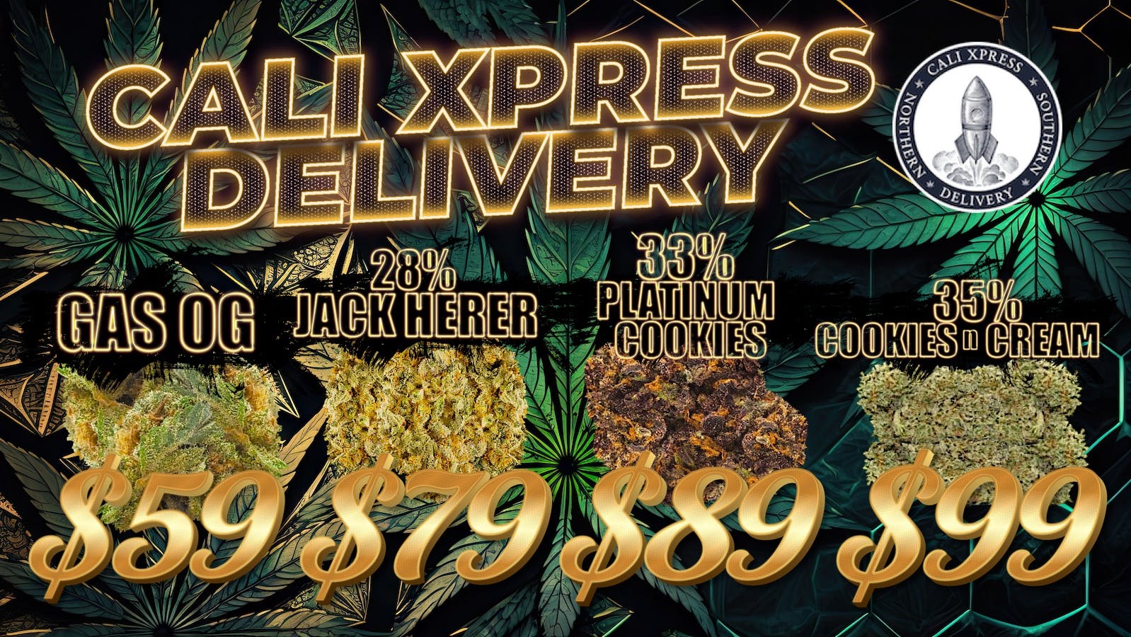 35THC CookiesNCream 99OZ at Cali Xpress Weedmaps