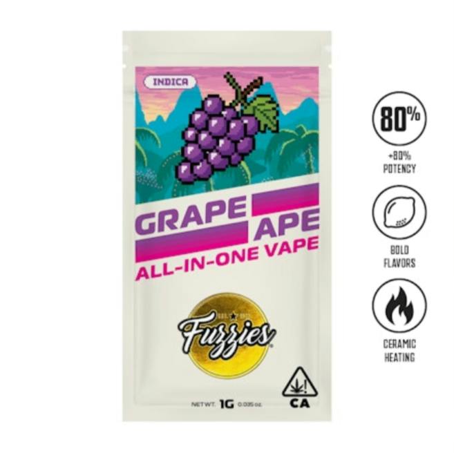 Fuzzies - ALL-IN-ONE 1g - Grape Ape (I)