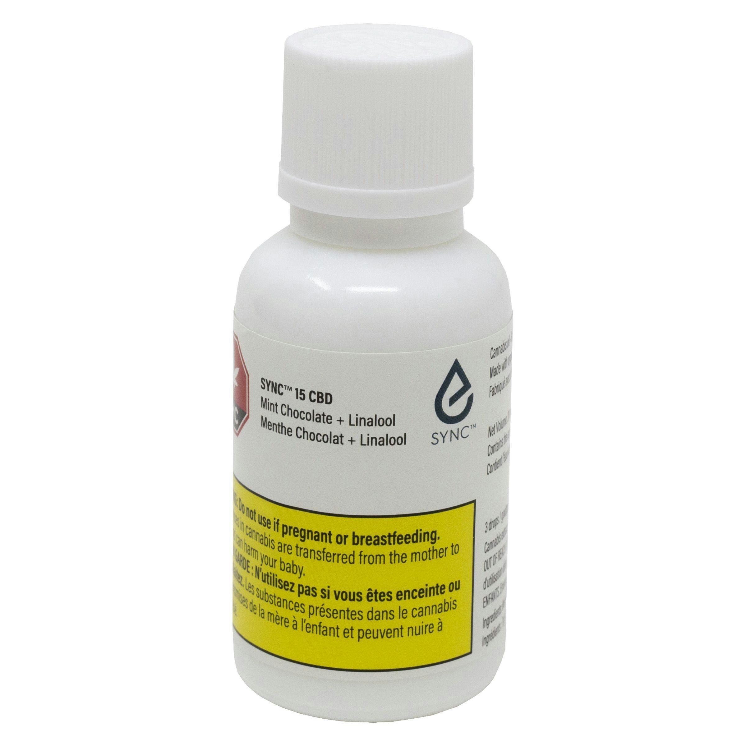 SYNC - SYNC 15 CBD (Mint Chocolate + Linalool) Blend - 20ml
