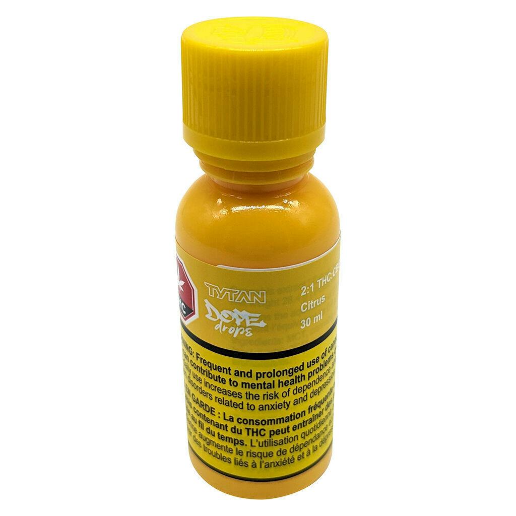 TYTAN Dope Drops - 2:1 THC:CBG Groove Drops - Citrus - Hybrid - 30ml