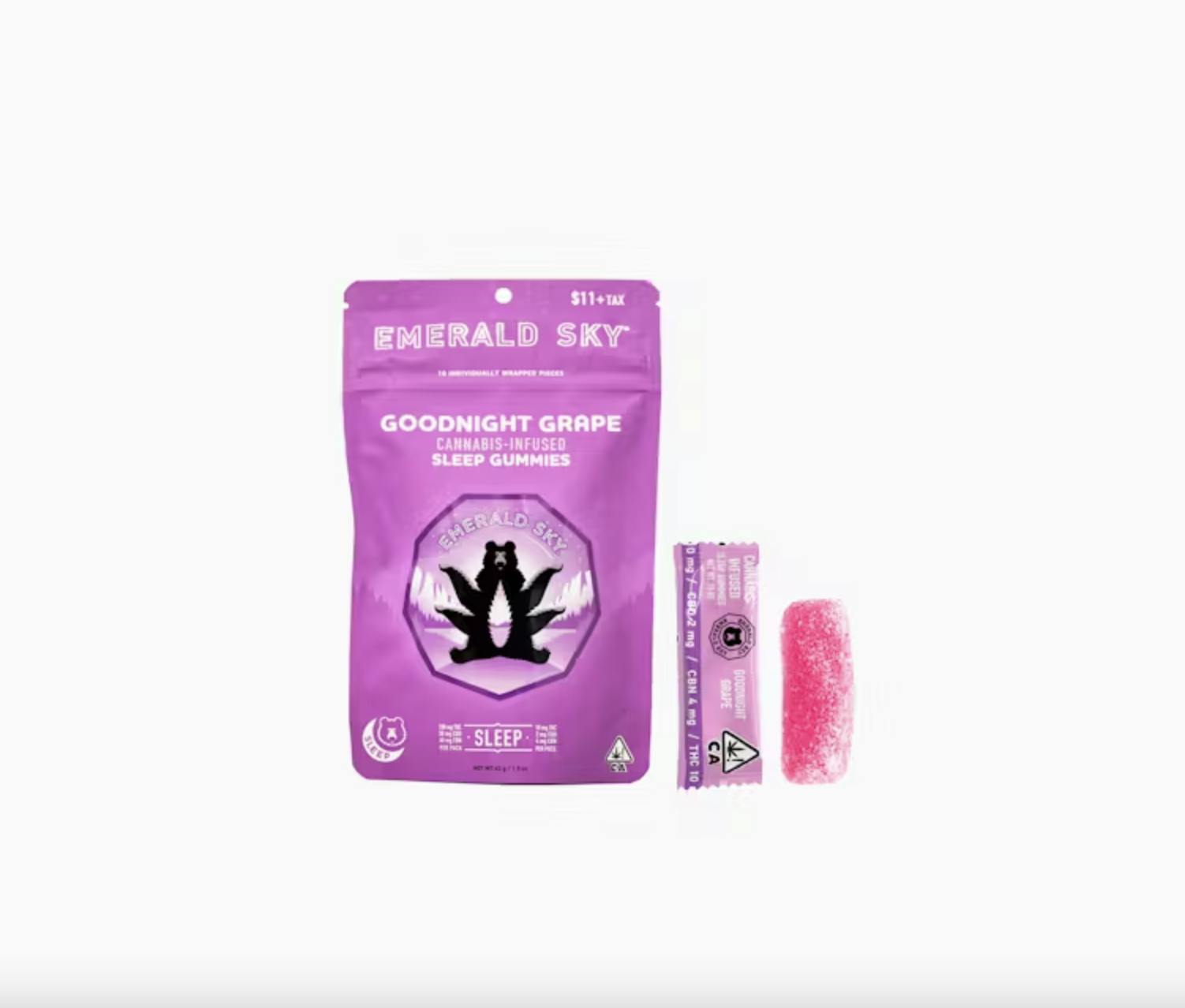 Goodnight Grape | Indica 10:4:2 THC:CBN:CBD Gummies | 100mg THC | 10 Pieces