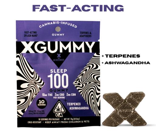 Sleep X | THC Gummy | Snoozeberry | 100mg THC
