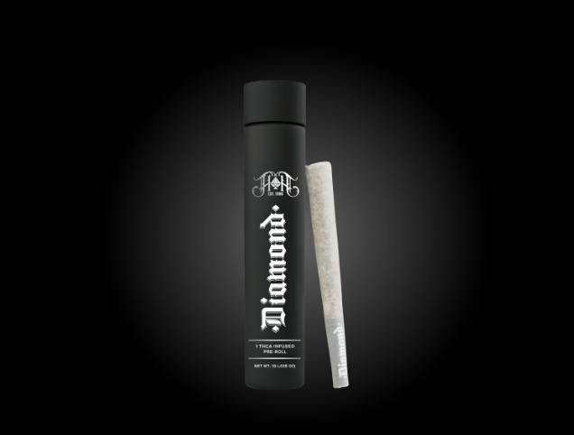 YUZU SOUR | SATIVA INFUSED PRE-ROLL | DIAMONDS | 1G