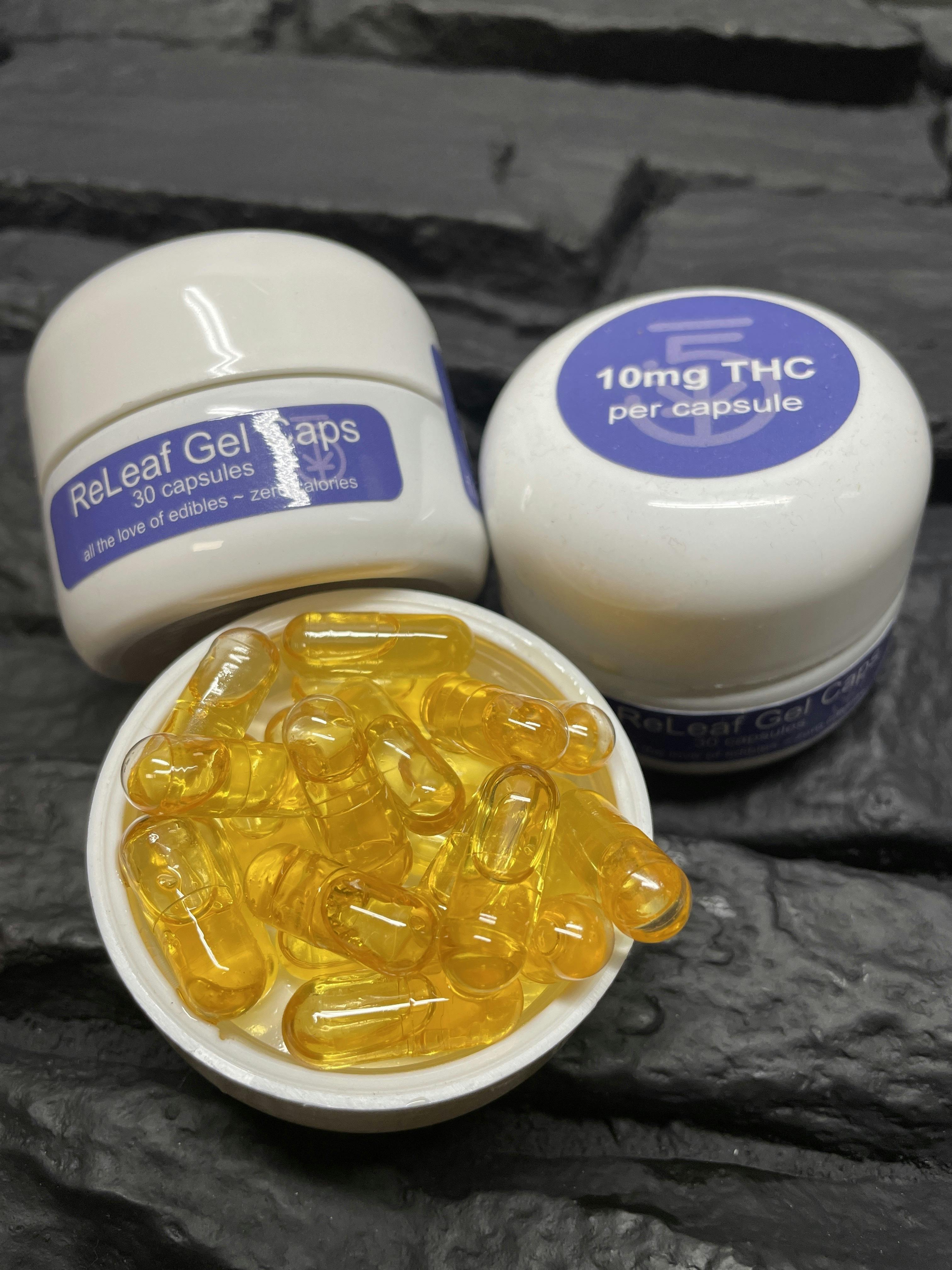 5LeafLabs | Gel Cap | 20mg THC : 20mg CBD Ea. | 1:1 | 30 Count