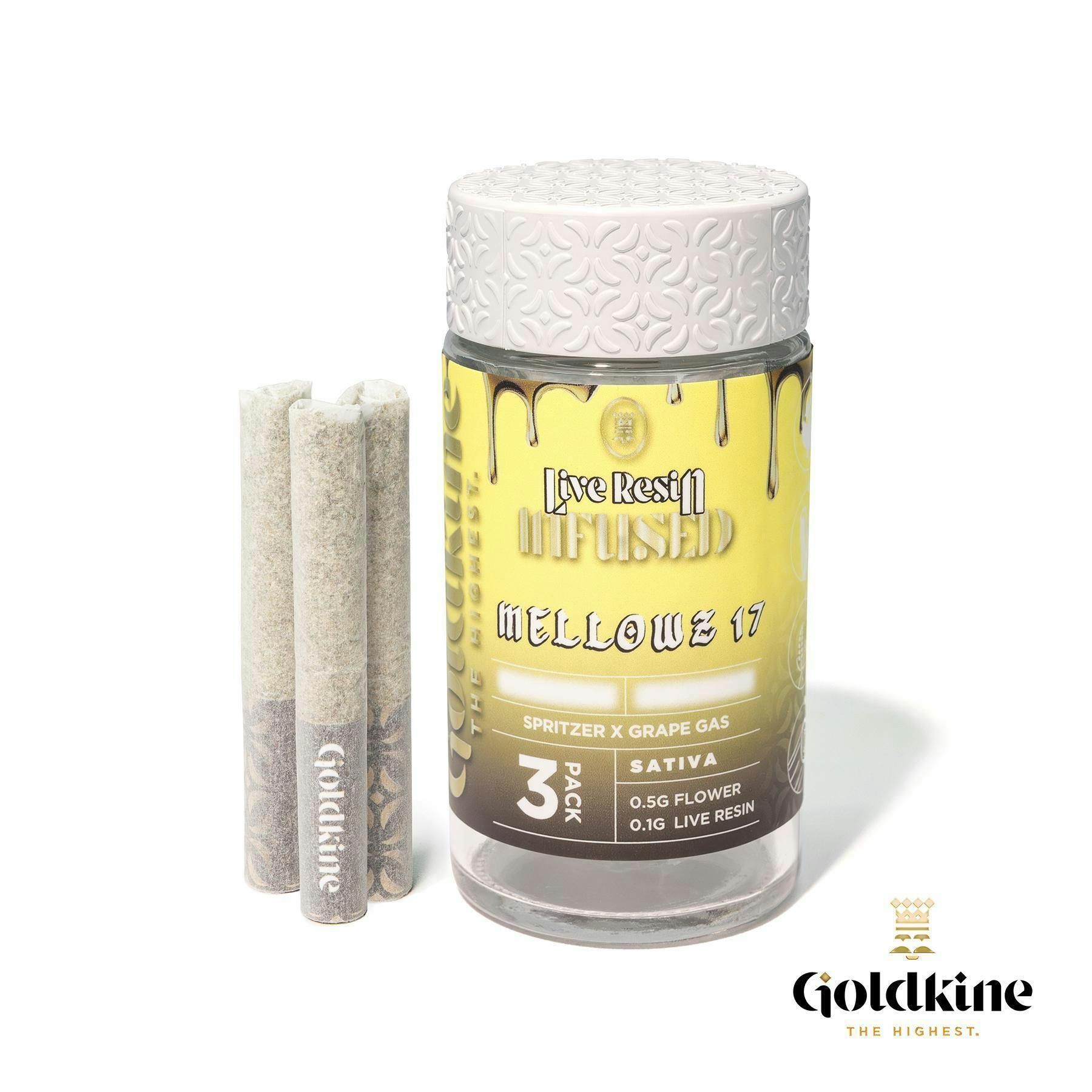 GK| Mellowz #17| 3pk Infused Pre-Roll 1.8G (REC)