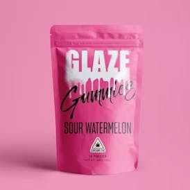 GUMMIES 100mg Sour Watermelon - Glaze