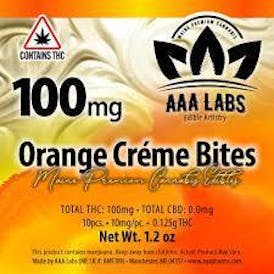 AAA Pharms Orange Crème Bites 100mg