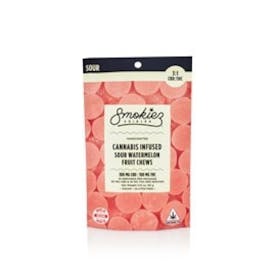 GUMMIES Watermelon 3:1 Fruit Chew - 300mg CBD/100mg THC