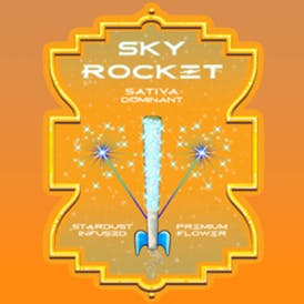 1.25G SKY ROCKET Strawnapple (s/h) - Blue Sky