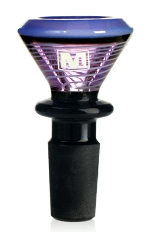 Marley Glass Bowl - 14mm Prismatic Funnel (Assorted)