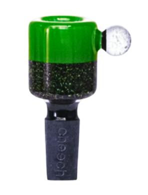 14mm Dichro Multicolour (Green)