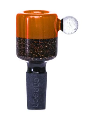 14mm Dichro Multicolour (Orange)