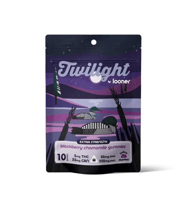 Extra Strength Gummies - 10ct Twilight Blackberry Chamomile