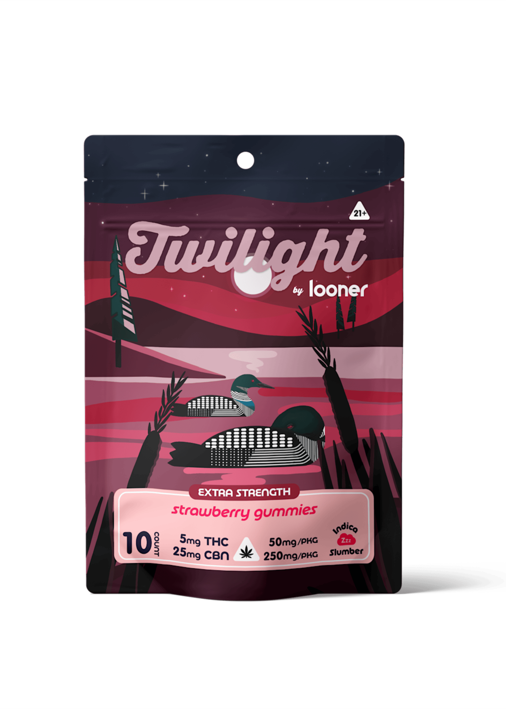 Extra Strength Gummies - 10ct Twilight Strawberry