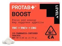 Level Protab - Boost (300mg) Focus n Energy 10pk