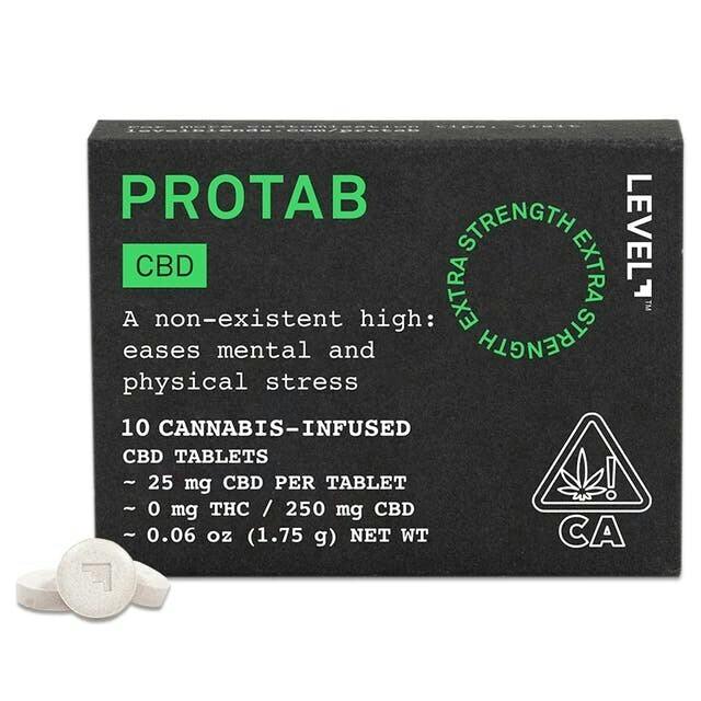 Level Protab - CBD (250mg) May Ease Mental n Physical Stress 10pk