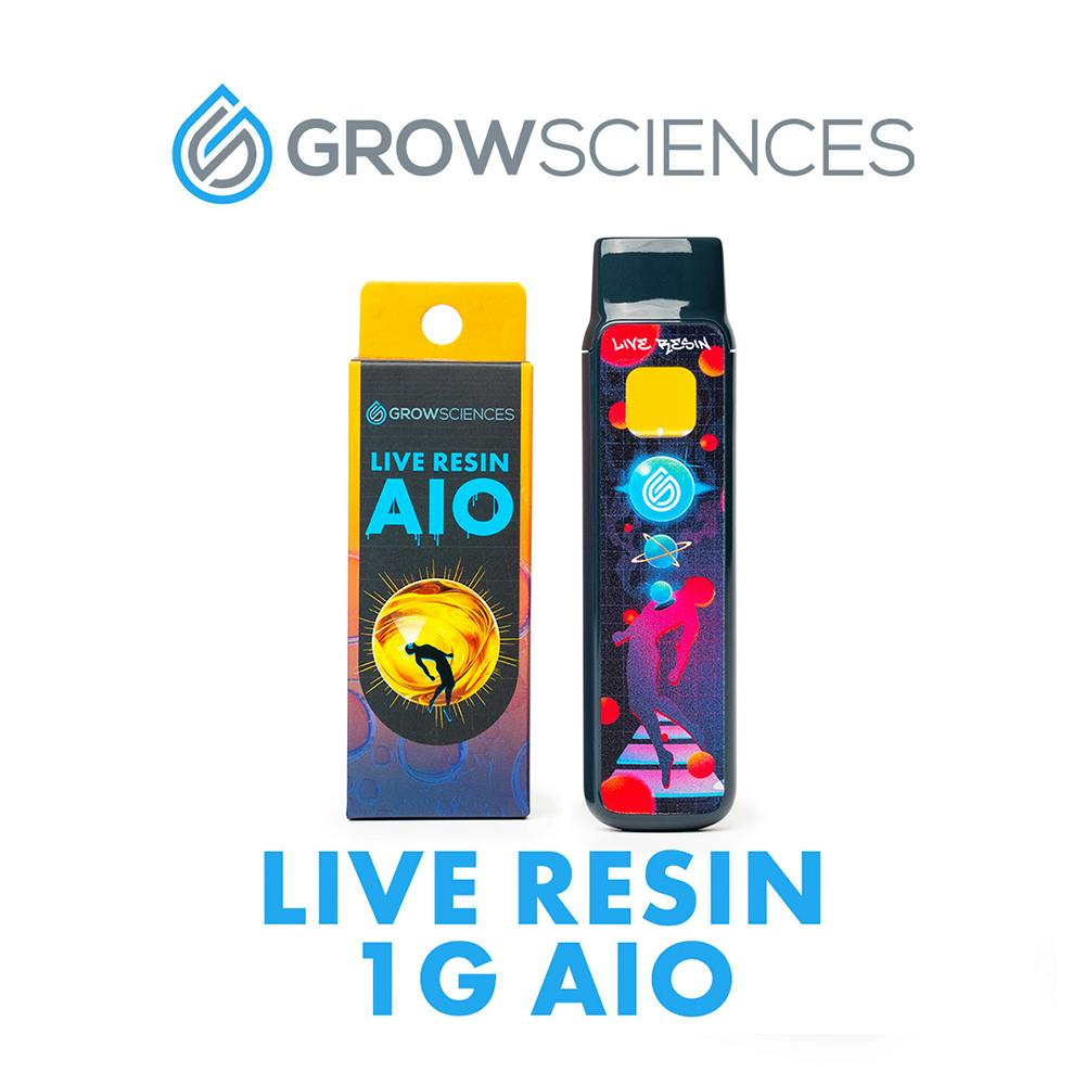 Grow Sciences Live Resin Disposable Vape 1g Tallymon