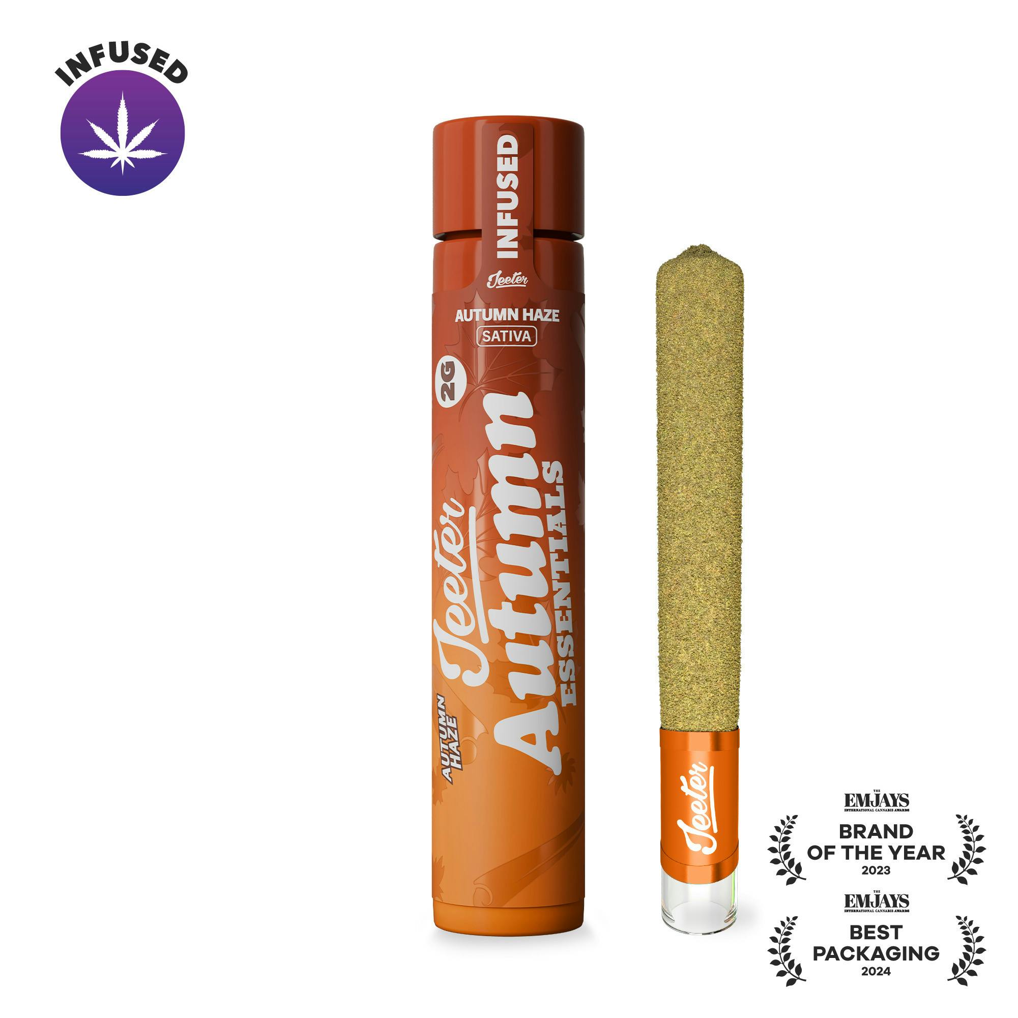 Jeeter XL Quad-Infused Preroll 2g Autumn Haze