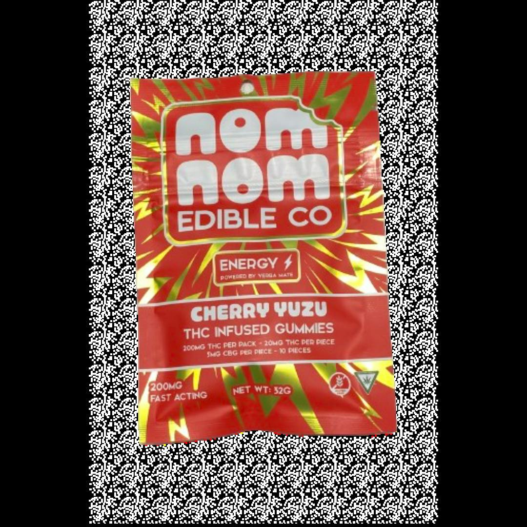 Nom Nom - 200mg Gummies - Cherry Yuzu - Energy