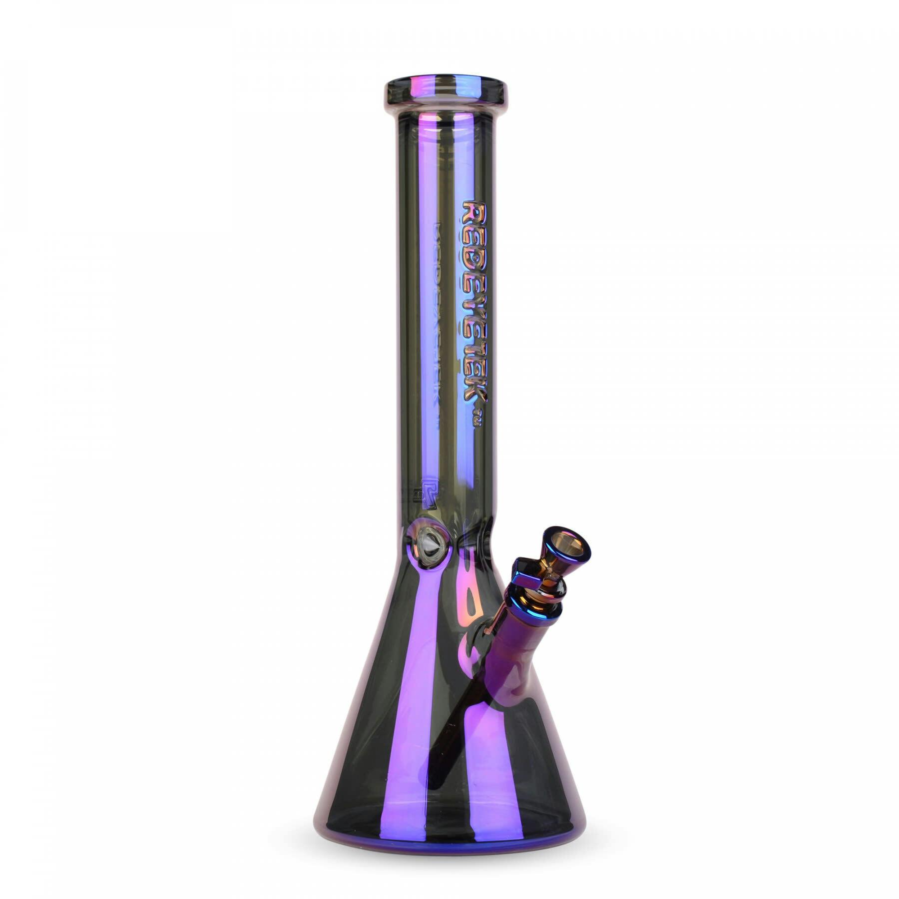 Red Eye Tek - 15" Metallic Terminator Finish Beaker Bong (Blue)