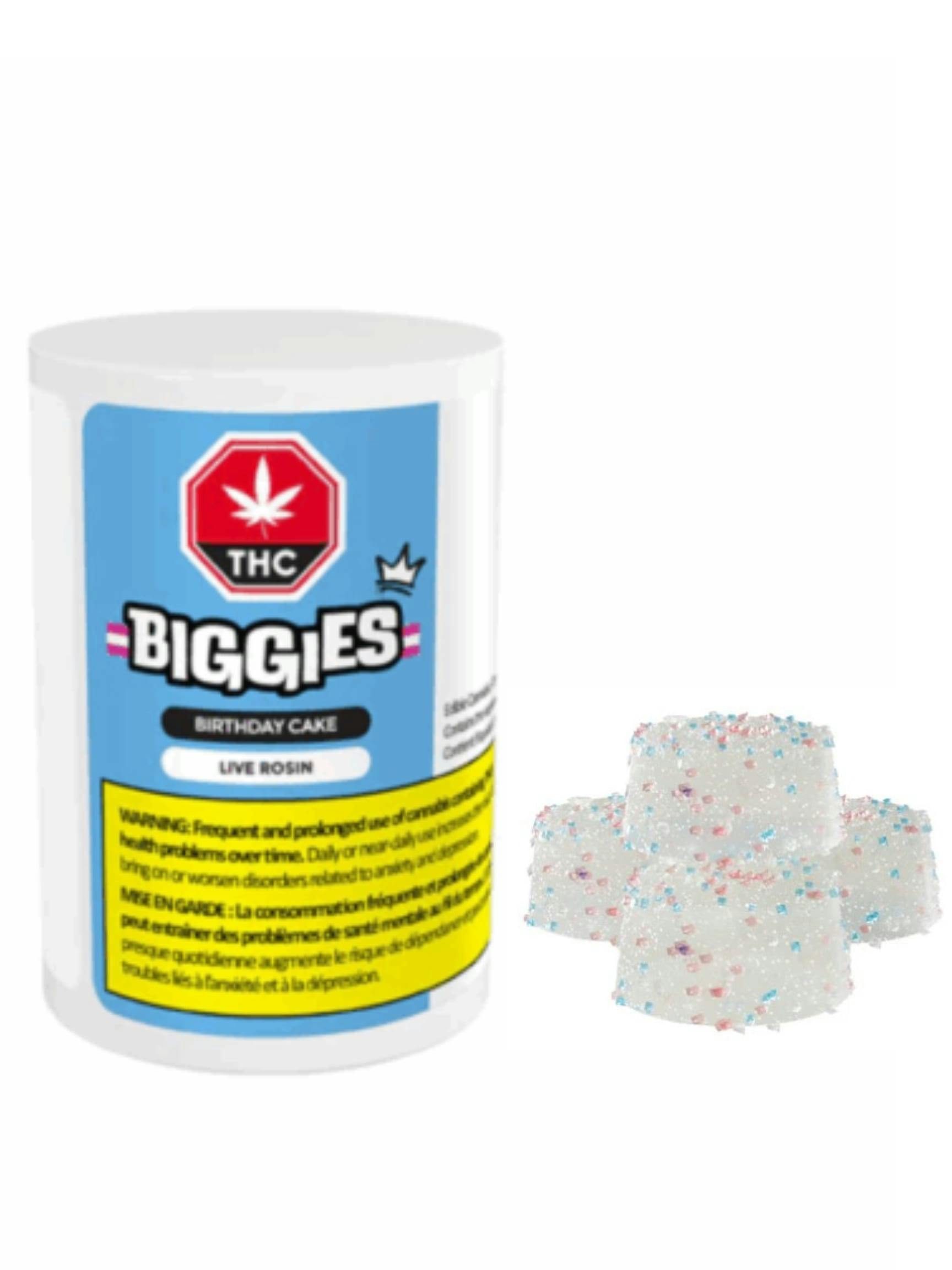 BIGGIES by EVEN - Birthday Cake Live Rosin Gummies (4 Pieces)