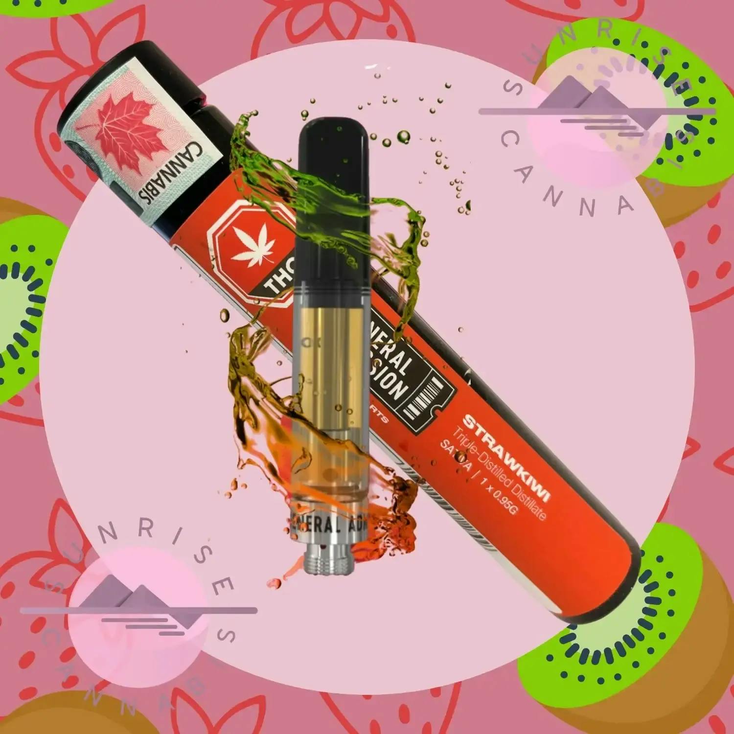 General Admission - StrawKiwi 0.95g Vape Cartridge