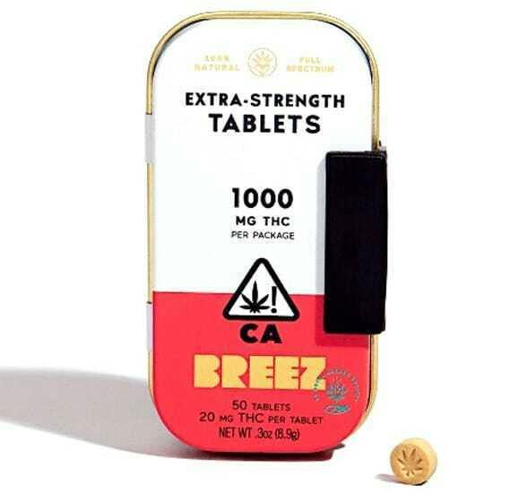 Breez - Extra-Strength 1000mg Tablet Tin - Recovery