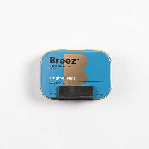 Breez - Mint Tin - 100mg - Royal - Indica -100mg